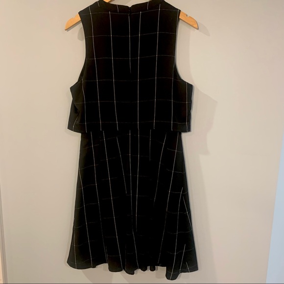 The Moon Black and White Check Dress - Picture 6 of 7